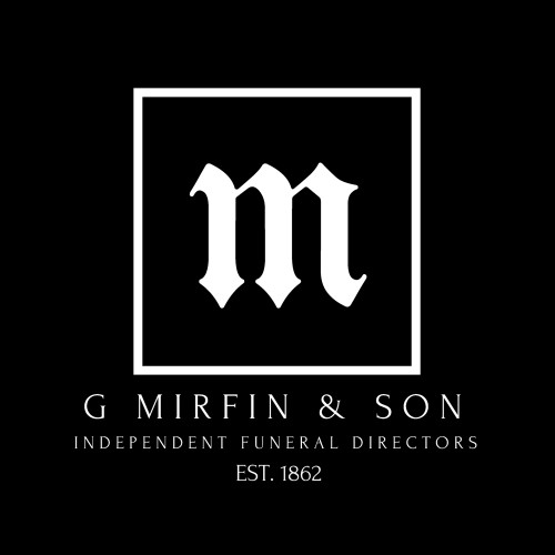 The logo for George Mirfin & Son Funeral Director
