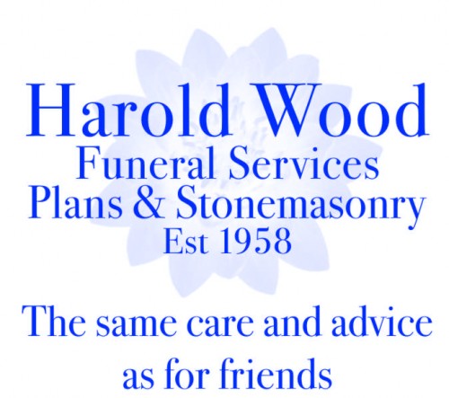The logo for Harold Wood Funeral Services - Collier Row Funeral Home