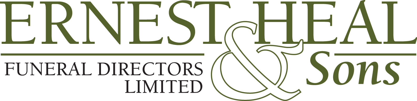 The logo for Ernest Heal & Sons Funeral Directors Ltd