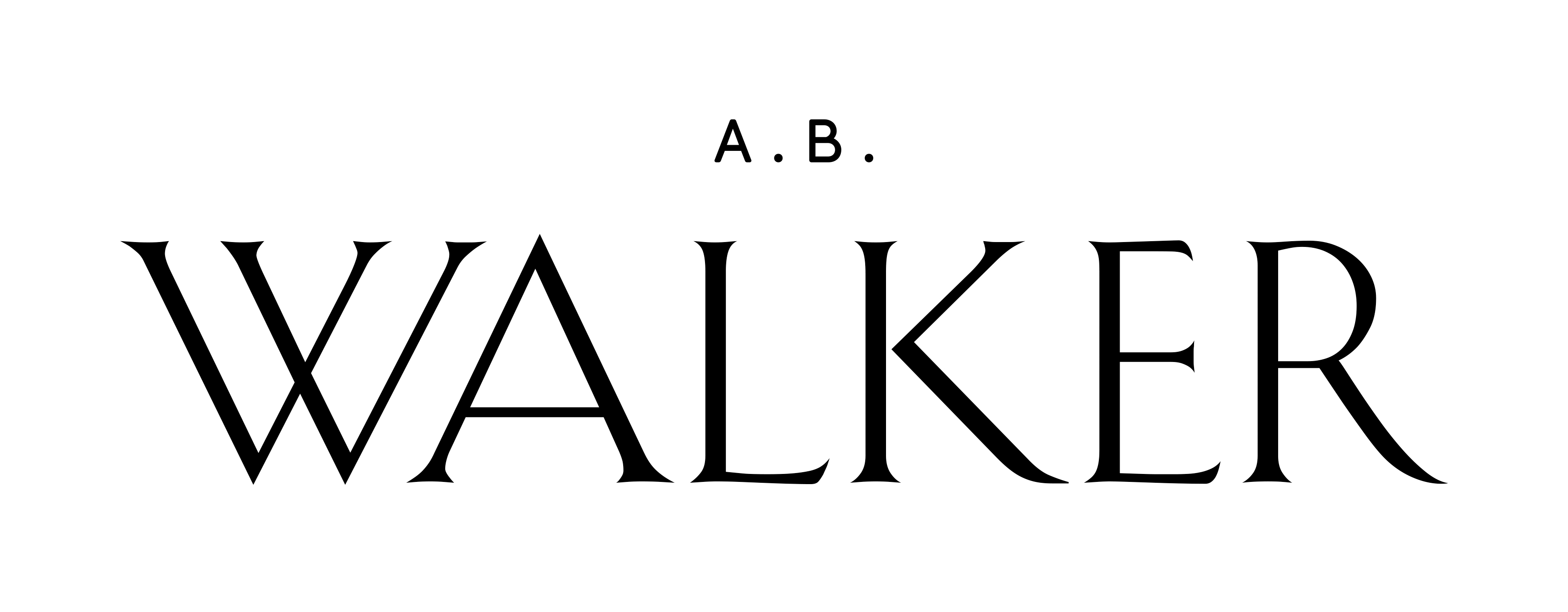 The logo for A B Walker & Son Ltd