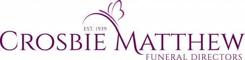 The logo for Crosbie Matthew Funeral Directors Ltd, Glenrothes