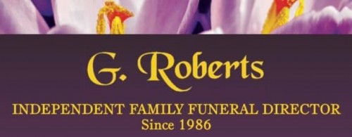 The logo for G. Roberts Independent Family Funeral Director