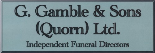 The logo for G Gamble & Sons (Quorn) Ltd