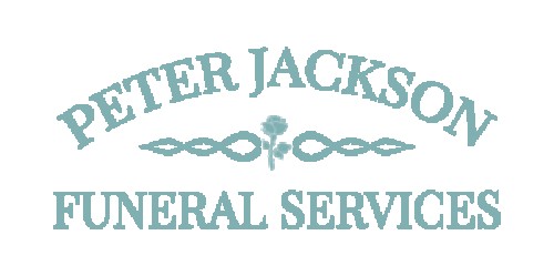 The logo for Peter Jackson Funeral Services
