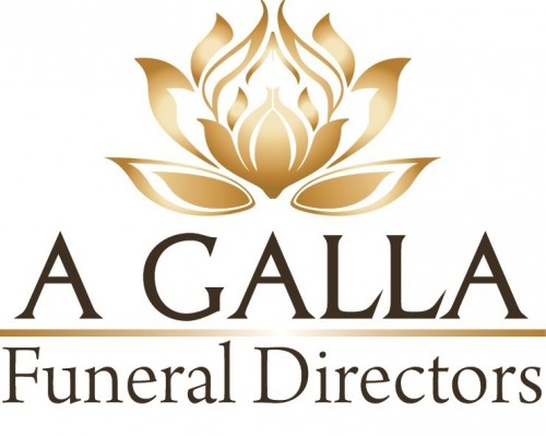 The logo for A Galla Funeral Directors