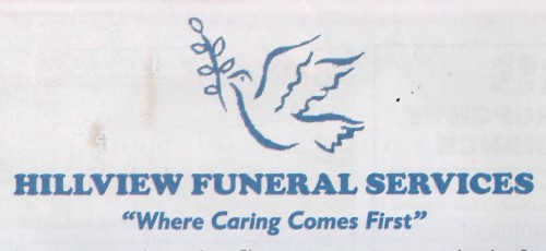 The logo for Hillview Funeral Services