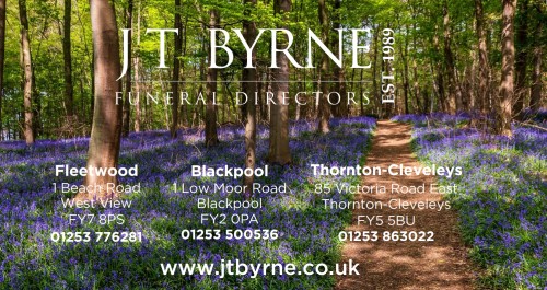 The logo for J T Byrne Funeral Directors