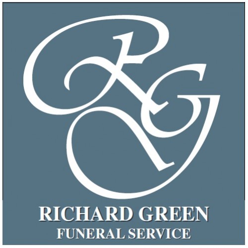 The logo for Richard Green Funeral Service