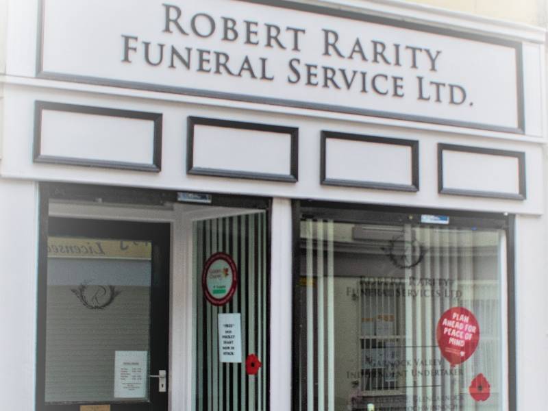 Find out more about Robert Rarity Funeral Services Ltd