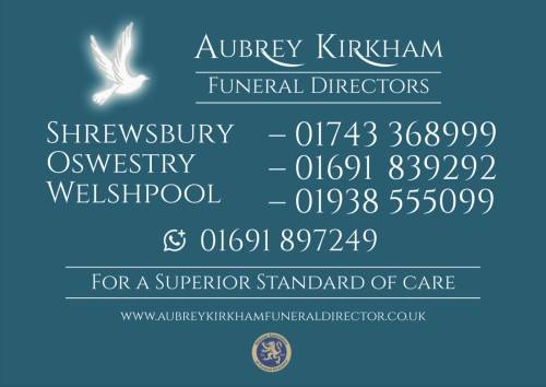 The logo for Aubrey Kirkham Funeral Directors