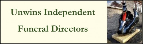 The logo for Unwins Independent Funeral Directors Ltd