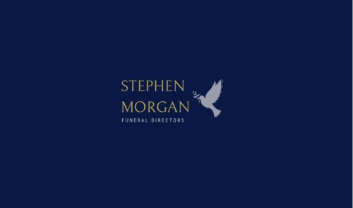 The logo for Stephen Morgan Funeral Director