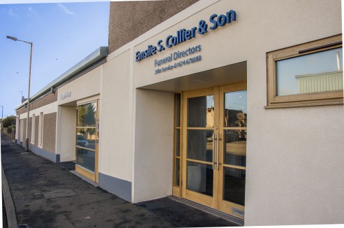 The logo for Emslie S Collier & Son Funeral Directors