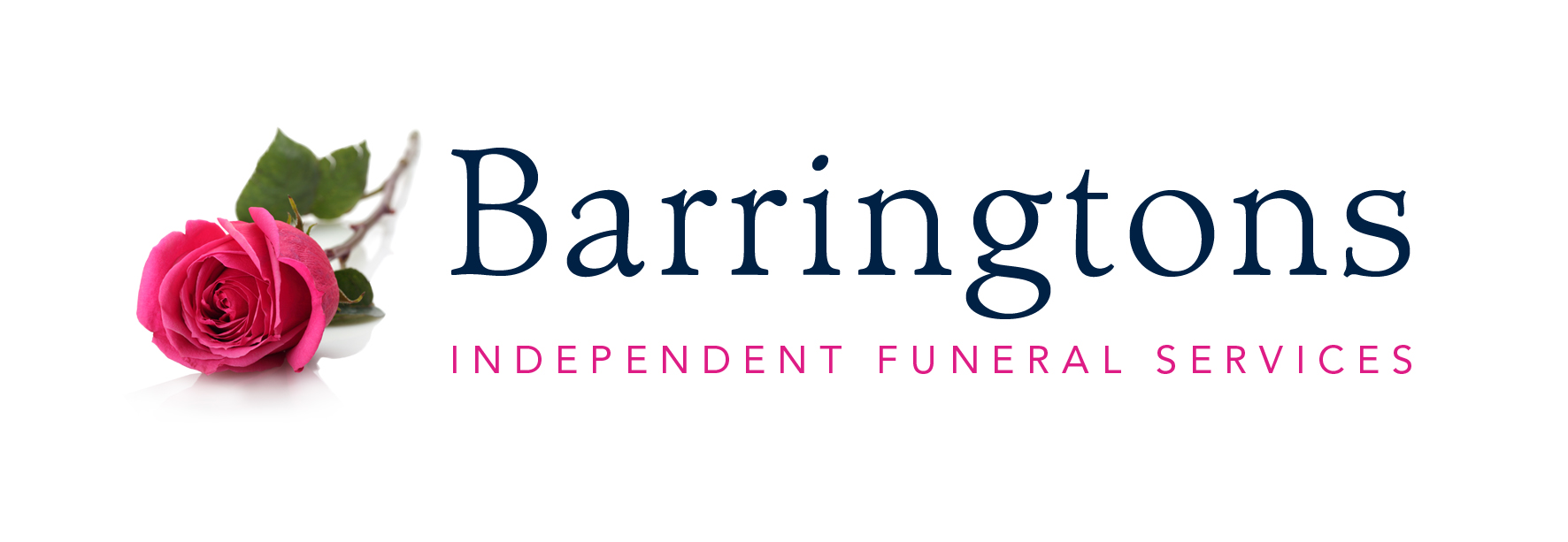 The logo for Barrington's Funeral Service