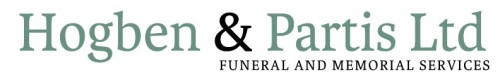 The logo for Hogben & Partis Funeral Director