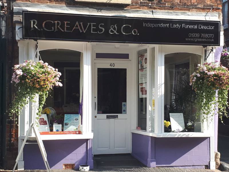Find out more about R. Greaves & Co Independent Lady Funeral Director