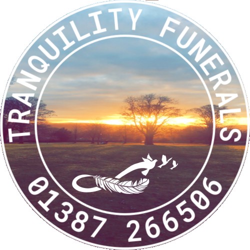 The logo for Tranquility Funerals Dumfries