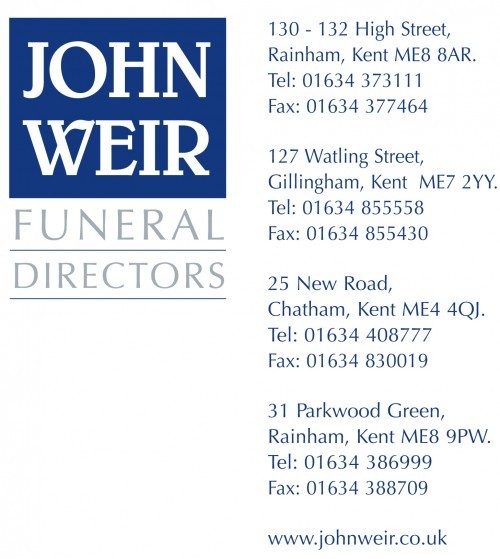 The logo for John Weir Funeral Directors