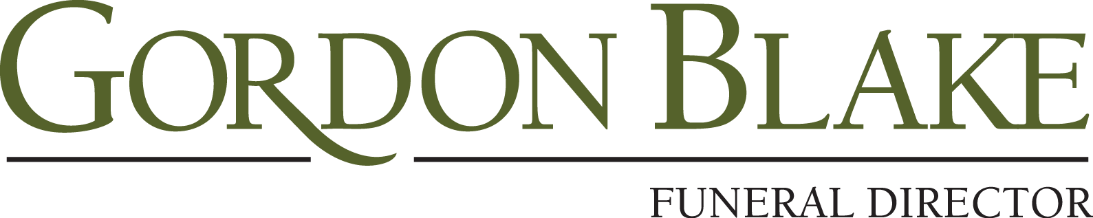 The logo for Gordon Blake Funeral Director