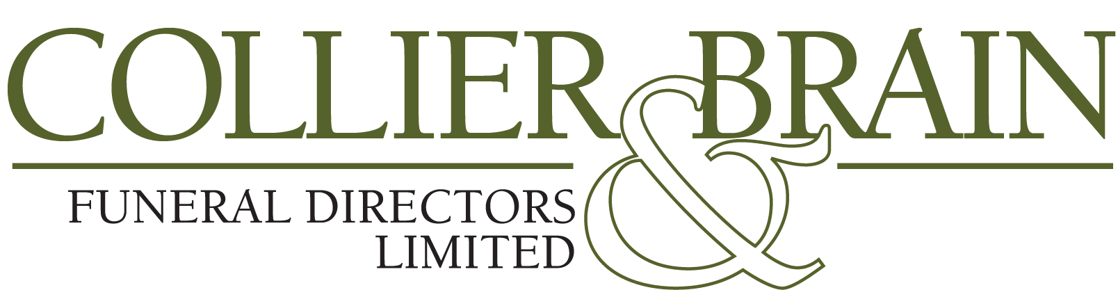 The logo for Collier & Brain Funeral Directors Ltd