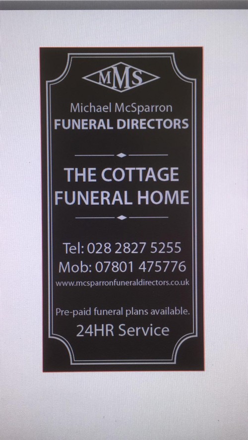 The logo for Michael Mcsparron Funeral Directors