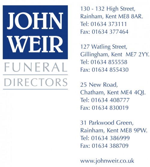 The logo for John Weir Funeral Directors