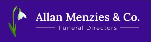 The logo for Allan Menzies Funeral Directors